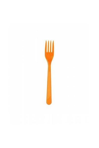 Mini Parti Orange Miniparty Store - 25L Plastic Fork