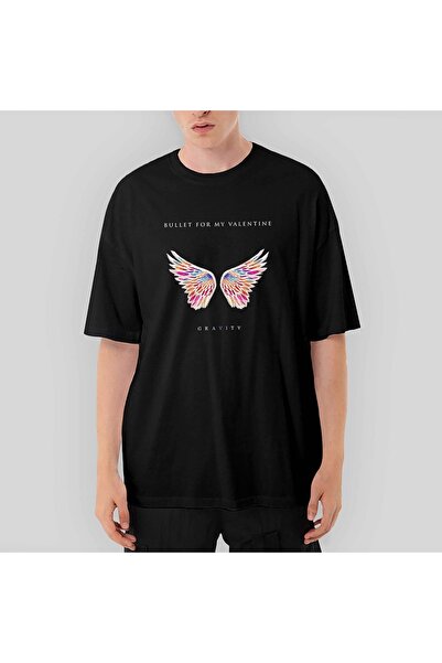 Z zepplin Tricou negru supradimensionat Bullet For My Valentine Gravity