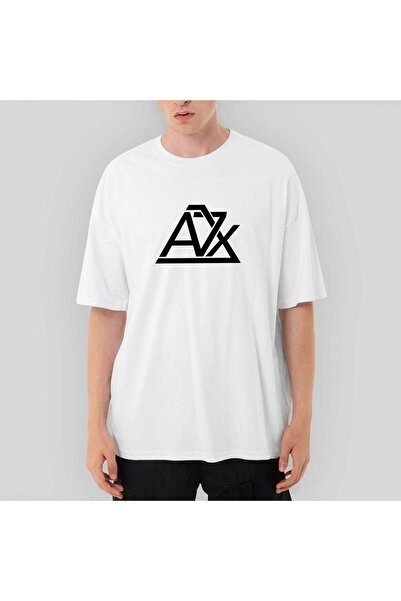 Z zepplin Logo Avenged Sevenfold A7x - Tricou alb supradimensionat