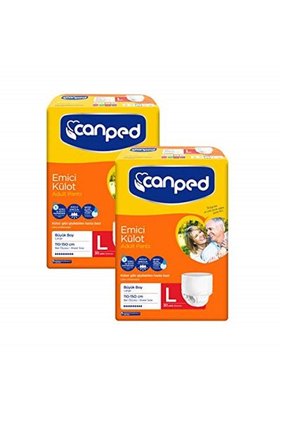 Canped Absorbent Panties Large, Large, 60 Pieces