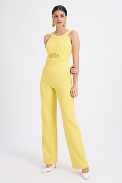 Balizza Blz-yaka Ve Bel Taş Detaylı Tulum