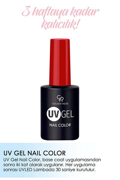 Golden Rose لون أظافر Uvgel - طلاء أظافر دائم 122