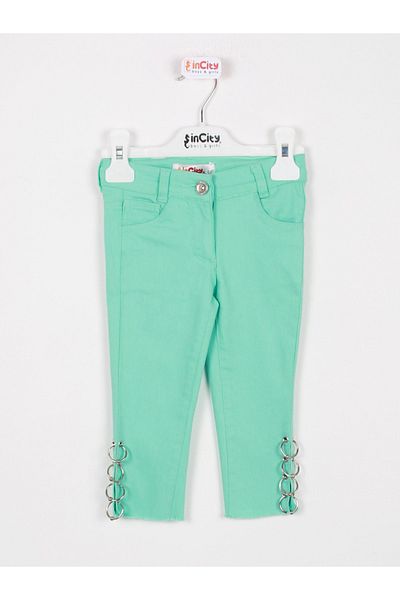 incity Girl's Trousers with Hoop Detail