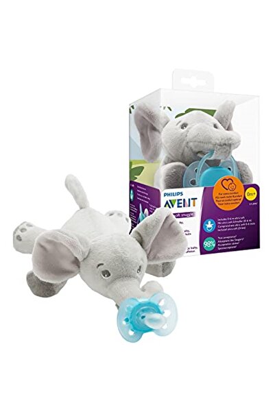 Philips Avent Snuggle Elefant Scf348/13, Kuscheltier Mit Schnuller Ultra Soft, Perfektes Geschenk Fü