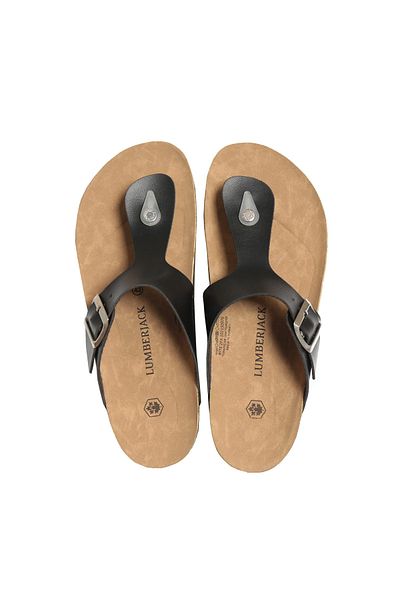 lumberjack 101150975 -Syh 2m Bıte 2Fx Men's Black Slippers