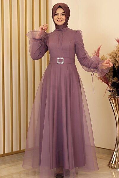 Fashion Showcase Selen Abiye Lila - Design - Fsc2139