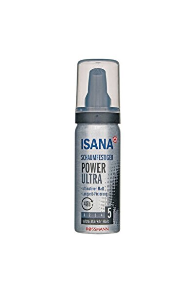 ISANA Power Ultra Saç Köpüğü - Ultra Güçlü, Seyahat Boy - 50 ml
