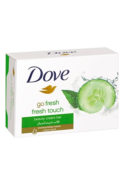 Dove صابون الجمال صابون صلب كريم بار جو فريش تاتش خيار وشاي أخضر منعش 100 جرام