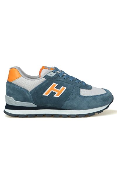 Hammer Jack 19250-g Peru Hakiki Deri Sneakers Ayakkabı 36-40 Koyu Indigo Turuncu