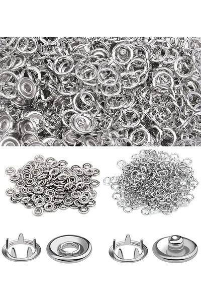 tuhafiyecimiz 9.5mm Nickel Silver Baby Studs 1440 Pieces