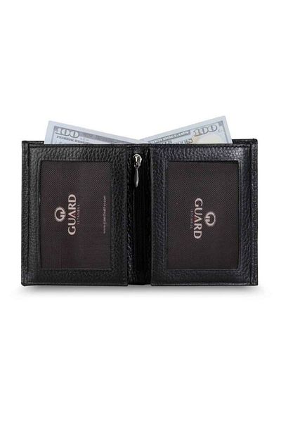 GUARD Hgüneyli Goldies Black Leather Men's Wallet