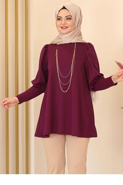Fashion Showcase Ikon Tunic Plum - Design - Fsc2147