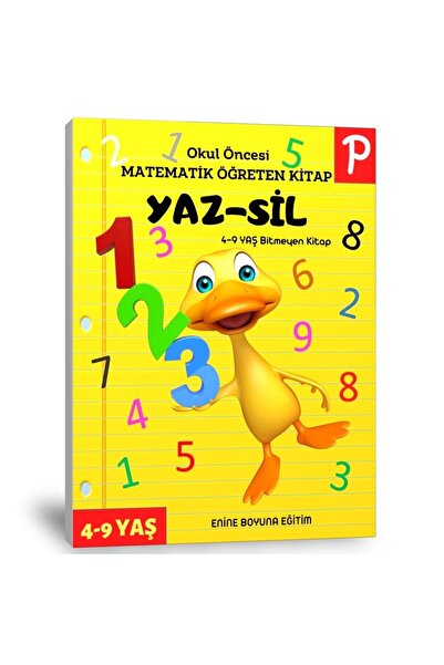 Enine Boyuna Eğitim Preschool Math Teaching Summer-Sil Book - Transverse Long...