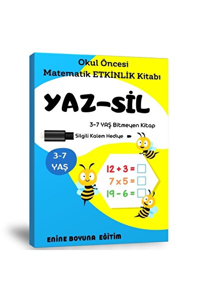 Enine Boyuna Eğitim Preschool Math Activity Summer-Sil Book - Transverse Long...