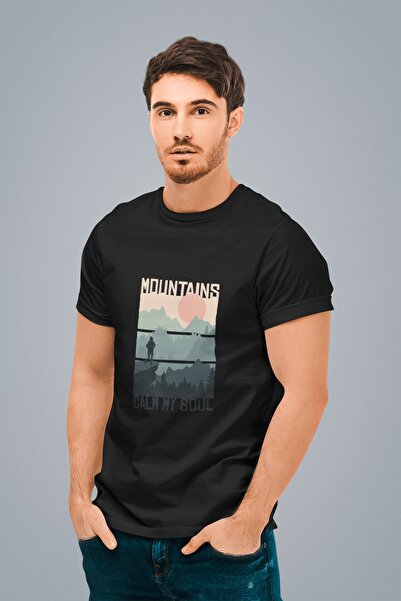 ErTaPassage Black Men tricou - Imprimarele Munții ascultă sufletul meu, T4192131