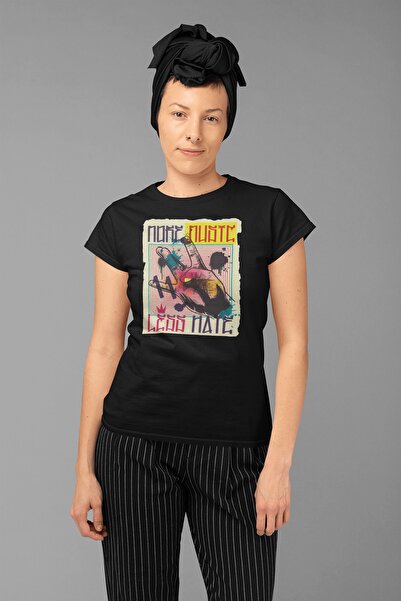 ErTaPassage Black Urban Woman tricou - El cu imprimeu , T9551141