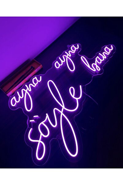 ARYA LİNA DESİGN Ayna Ayna Söyle Bana Yazılı Neon Led
