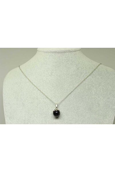 Yasamtohumu Pandantiv cu piatră de onix (onix) cu lanț