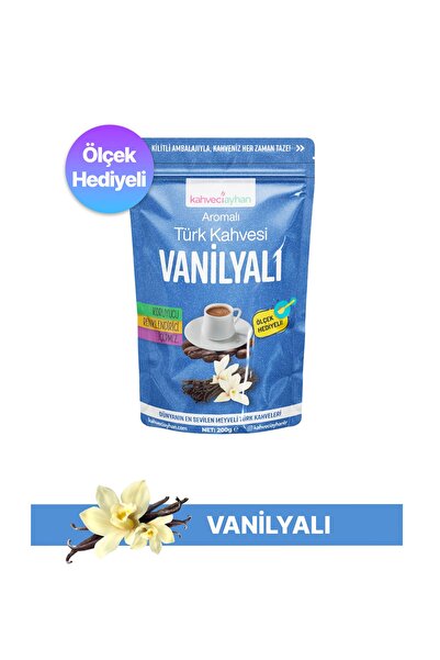 kahveciayhan Vanilyalı Aromalı Türk Kahvesi (200GR.) - Ölçek Hediyeli