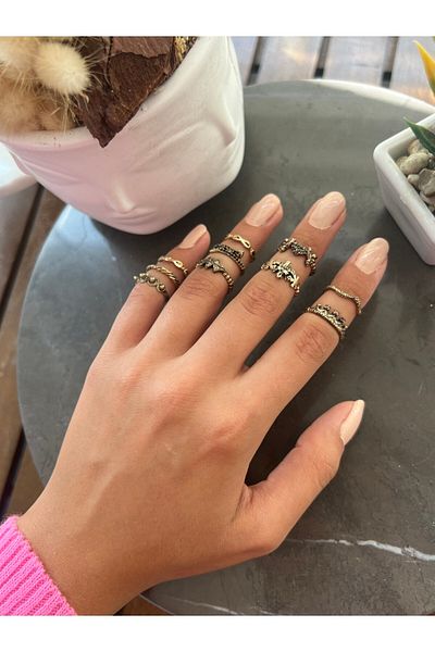 Jack Ferrero 10 Joint Rings (Figures Vary, Come Different Each Time)