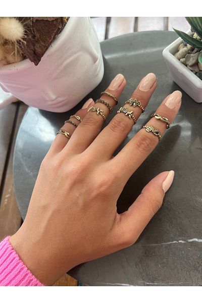 Jack Ferrero 10 Joint Rings (Figures Vary, Come Different Each Time)