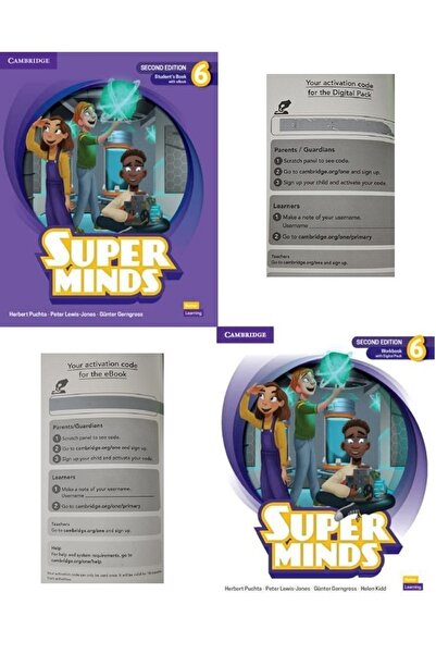 Cambridge University Press Super Minds 2e 6 Student's Book With Ebook + Workb...