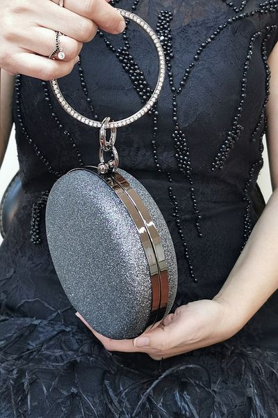 NAZART Βραδινό φόρεμα Kum Sim Platinum 259 Clutch Γυναικεία τσάντα