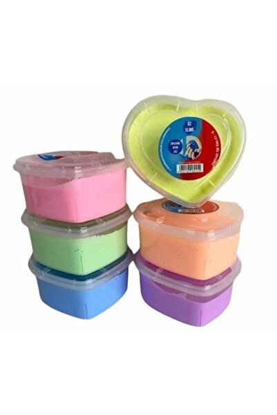Genel Markalar Kalpli Pastel Renk 170gr Hazır Slime 6'lı Set