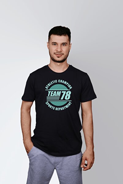 ErTaPassage Crni tim 78 Štampano muškaraca T-shirt - T9276429
