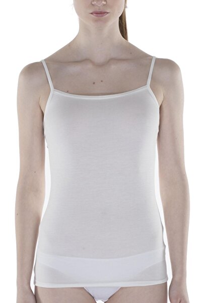 İmer Çamaşır Imer 1237 Modal Single Jersey Women's Athlete with Rope Strap