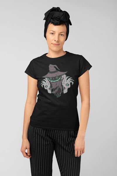 ErTaPassage Γυναικείο μπλουζάκι με μοτίβο μαύρης κολοκύθας - T8305474