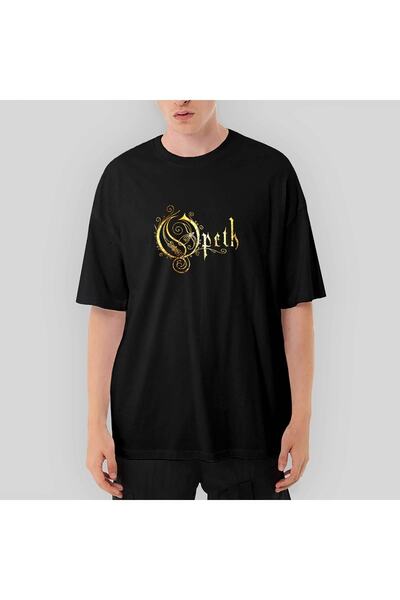 Z zepplin Tricou negru oversize cu logo Opeth