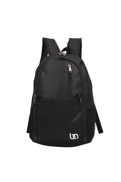 Bagacar Rucsac negru unisex pentru școală și zilnic cu buzunar Mnt