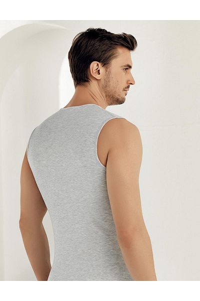 Şahinler Crew Neck Lycra Modal Sports Tank Top - E116
