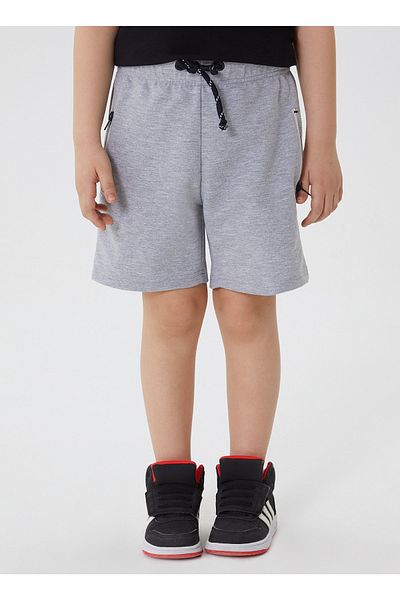 Lee Cooper Gray Melange Shorts