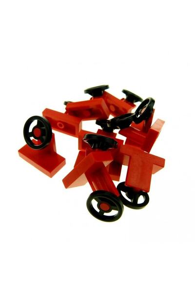 LEGO Custom Moc Aksesuar Vehicle Küçük Direksiyon Kırmızı Yarış Arabası Otomo...