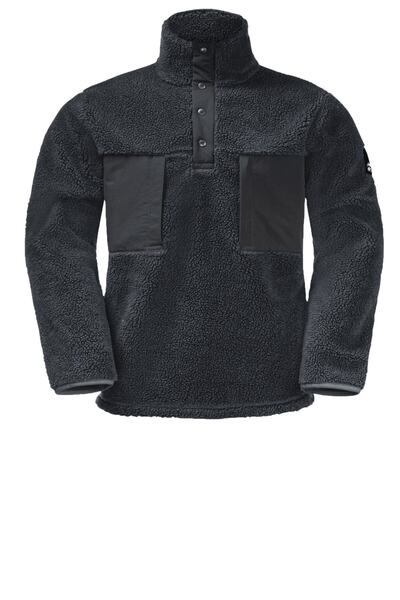 Jack Wolfskin Pank Snap Erkek Polar Sweatshirt 1710601-6350