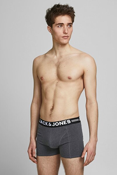 Jack & Jones Men's Jaclıchfield Trunks 3-Piece Boxers 63412113943 Burgundy