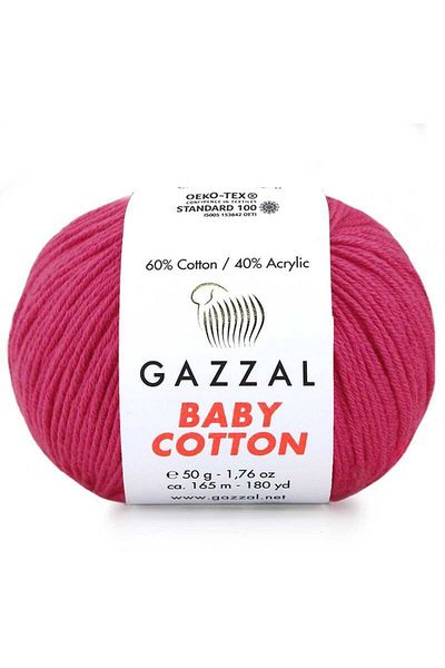 Gazzal Βρεφικό Βαμβακερό Xl Πλεκτό Σχοινί 50 Gr 3415