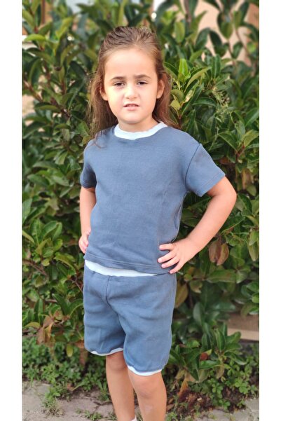Bead Clover Fitilli Kumaş Unisex Bebek Takım