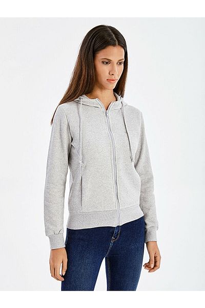 Ltb Nomehi Hooded Zippered Women's Sweat