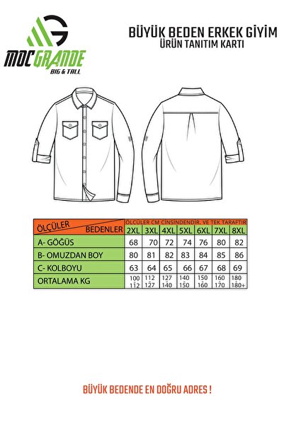 MocGrande Cămașă de lumberjack cu clapă cu buzunare dublu model 22214-albastru