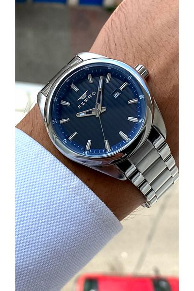 FERRO Original All Functions Aktifçelik Strap New Season Luxury Men's Watch