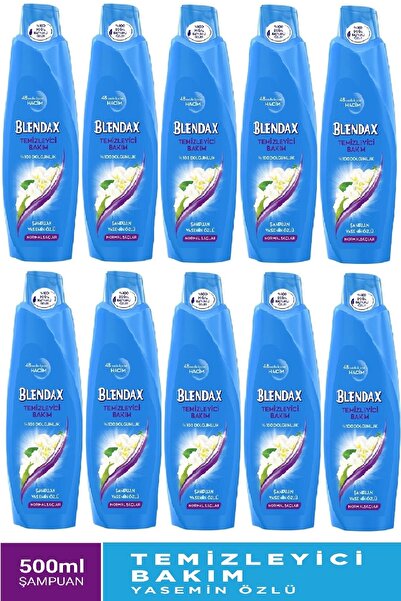 Blendax Temizleyici Bakım Yasemin Özlü Şampuan 500 Ml X 10 Adet ( Koli )