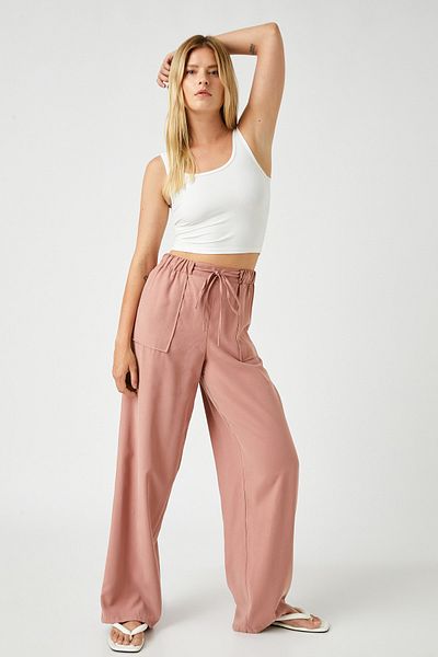 Koton Damen-Rose-Hose 2SAK40409PW