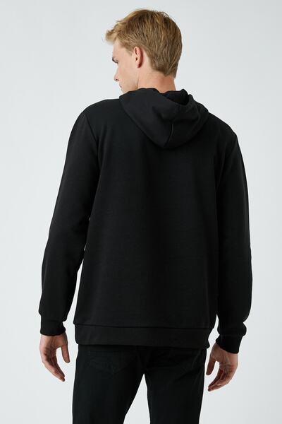Koton Erkek Siyah Sweatshirt 3WAM70584MK