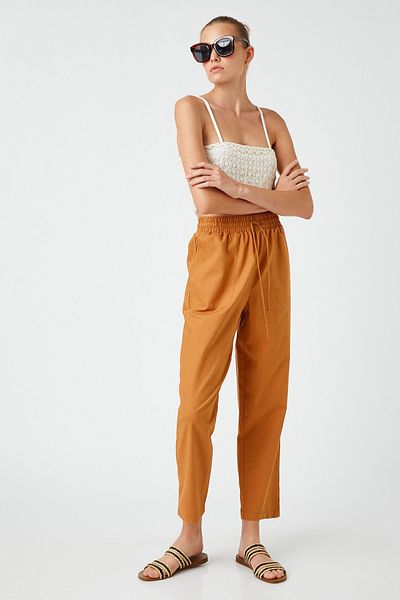 Koton Hose - Braun - Wide Leg