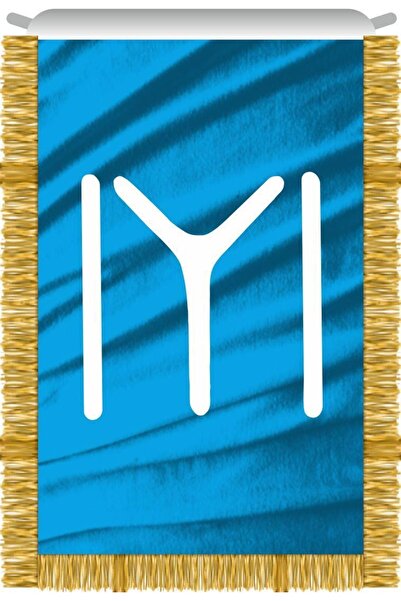 Rekbay Kayı Boyu Sancağı Bayrağı Saçaklı 50x75cm