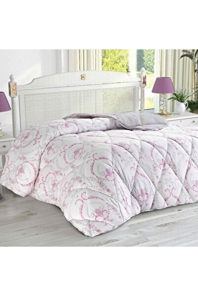 Taç Astra Pembe Tek Kişilik Polar Emprime Yorgan