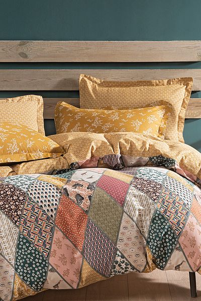 Yataş Astrid Double Ranforce Duvet Cover Set - Mustard